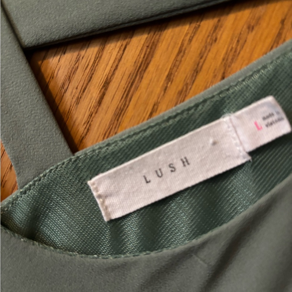 Mint Green Long Sleeve Dress - Picture 3 of 5